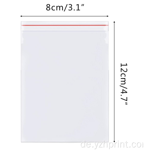 3x4 Zoll kleine wiederverschließbare Poly -Speicherbeutel